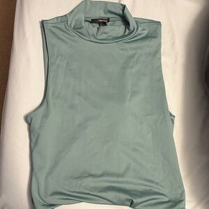 Forever 21 Sleeveless Mock Neck Leotard